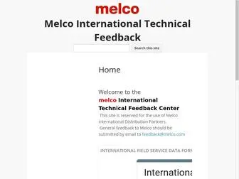 Melcofeedback.com(Melco International Service Form) Screenshot