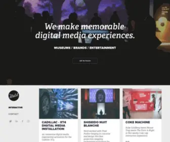 Meldmedia.com(Meld Portfolio of Design and Interactive work) Screenshot