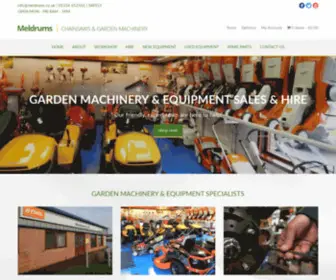 Meldrums.co.uk(Garden Machinery & Equipment) Screenshot