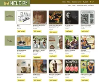 Mele.com(Hawaiian music) Screenshot