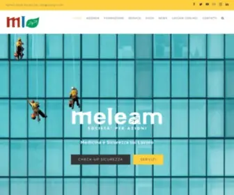 Meleamspa.com(Meleam S.p.A) Screenshot