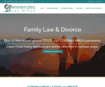 Melendezlawoffice.com(Divorce Attorney & Family Law in Tampa) Screenshot