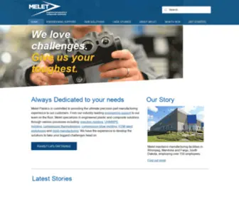 Meletplastics.com(HOME) Screenshot