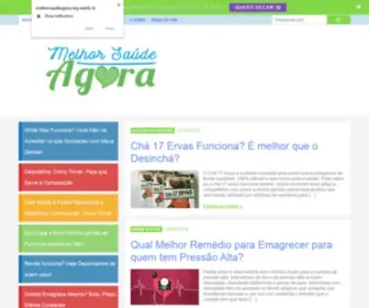 Melhorsaudeagora.org Screenshot