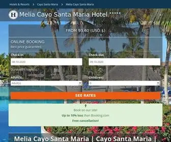 Meliacayosantamaria.com(Melia Cayo Santa Maria Hotel) Screenshot