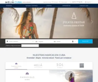 Meliacuba.es(Hoteles en Cuba) Screenshot