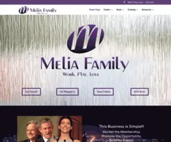 Meliafamily.com(Melia Family) Screenshot