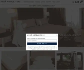 Meliahotels-Store.com(Meliá) Screenshot