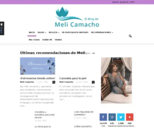 Melicamacho.com(El Blog de Meli Camacho) Screenshot