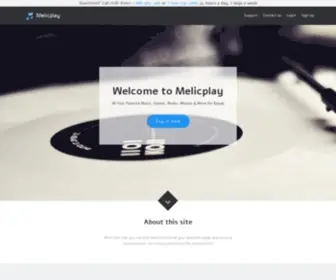 MelicPlay.com(Unlimited Music) Screenshot