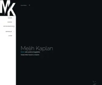 Melihkaplan.com(Melih Kaplan) Screenshot