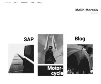 Melihmercan.com(Melih Mercan) Screenshot