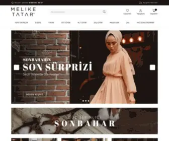 Meliketatar.com(Tesettür Giyim Modelleri ve Fiyatları) Screenshot