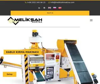 Meliksahmakina.com(Melikşah Makina) Screenshot