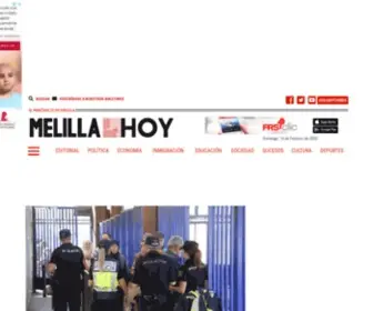 Melillahoy.es(Melilla Hoy Diario de Noticias de Melilla) Screenshot