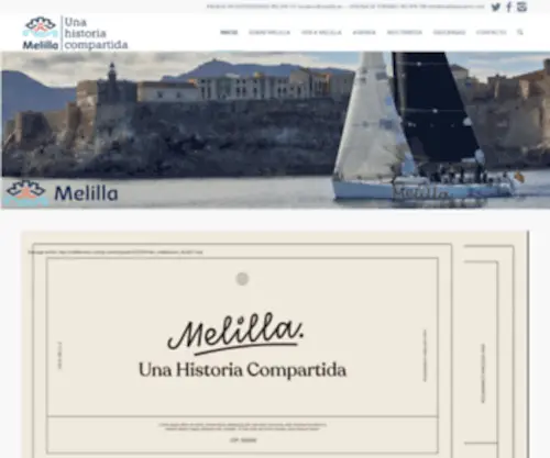 Melillaturismo.com(Turismo Melilla) Screenshot