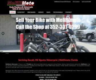 Melillimotoducati.com(Servicing Ducati MV Agusta Motorcycle) Screenshot