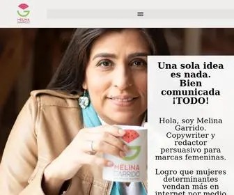 Melinagarrido.com(Melina Garrido) Screenshot