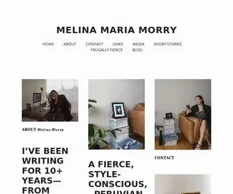 Melinamorry.com(Melina Morry) Screenshot