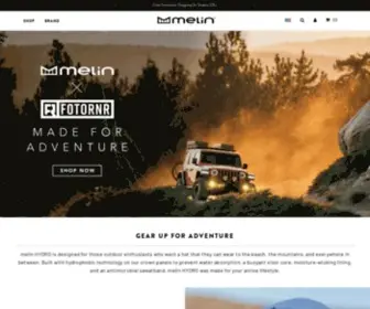 Melinbrand.com(Better headwear for better adventures) Screenshot