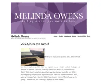 Melinda-Owens.com(Writing the romance I want to write) Screenshot