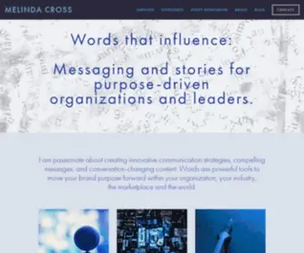 Melindacross.com(Melinda Cross) Screenshot