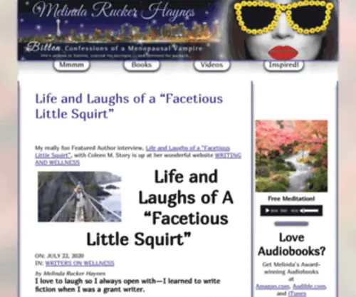 Melindaruckerhaynes.com(Melinda Rucker Haynes) Screenshot