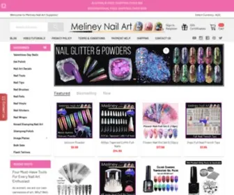 Meliney.com(Meliney Nail Art Supplies Online Store) Screenshot