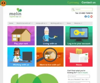 Melinhomes.co.uk(Melin Homes) Screenshot