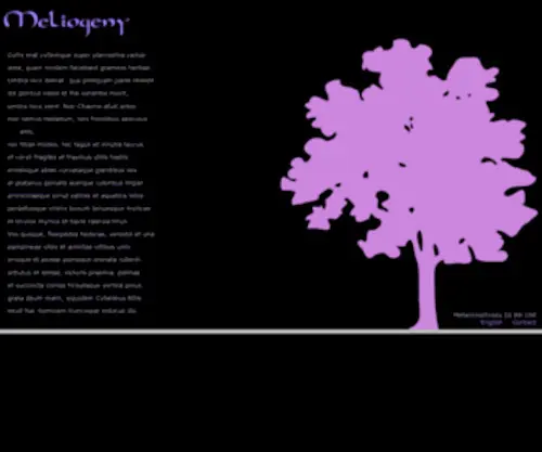 Meliogeny.net(Meliogeny) Screenshot