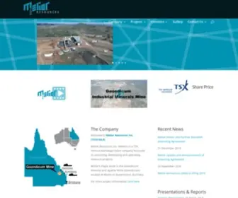 Meliorresources.com(Melior Resources) Screenshot