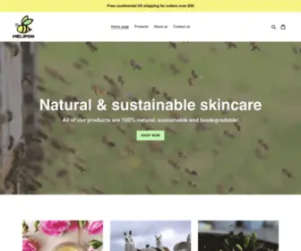 Melipon.com(Natural & Sustainable Skin Care) Screenshot