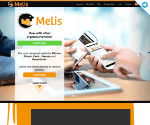 Melis.io(Melis: the most secure) Screenshot