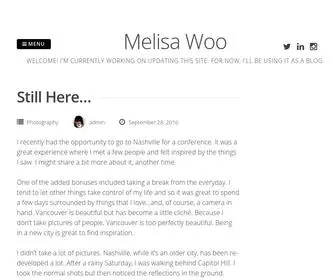 Melisawoo.com(I'm currently working on updating this site) Screenshot