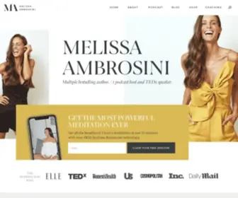 Melissaambrosini.com(Melissa Ambrosini) Screenshot