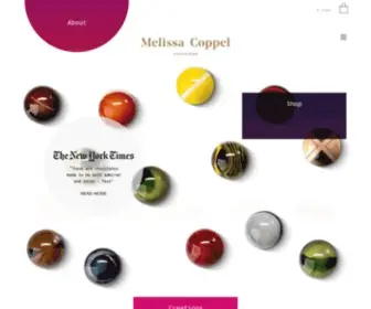 Melissacoppel.com(Online Chocolate and Pastry School) Screenshot