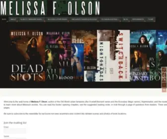 Melissafolson.com(The official website of author Melissa F) Screenshot