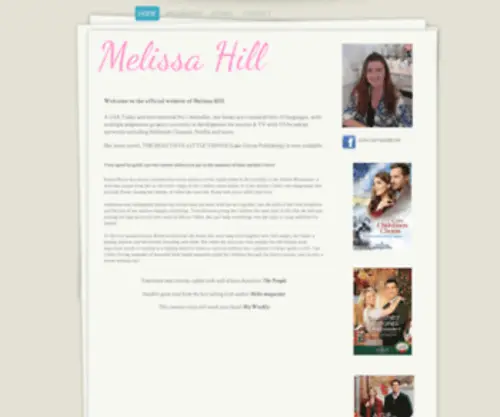 Melissahill.ie(Something from tiffany's book) Screenshot