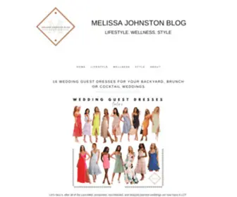 Melissajohnstonblog.com(Lifestyle) Screenshot