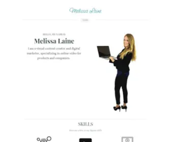 Melissalaine.com(Media Artist) Screenshot