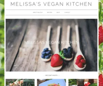 Melissasvegankitchen.com(Melissa's Vegan Kitchen) Screenshot