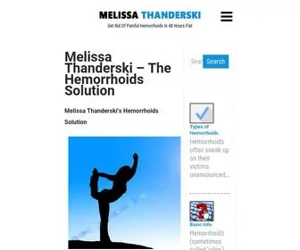 Melissathanderski.com(Melissa Thanderski) Screenshot