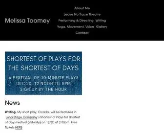 Melissatoomey.com(Melissa Toomey) Screenshot