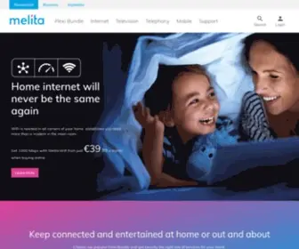 Melita.com(Internet, TV, Telephony and Mobile) Screenshot