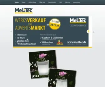 Melitec.de(Startseite) Screenshot