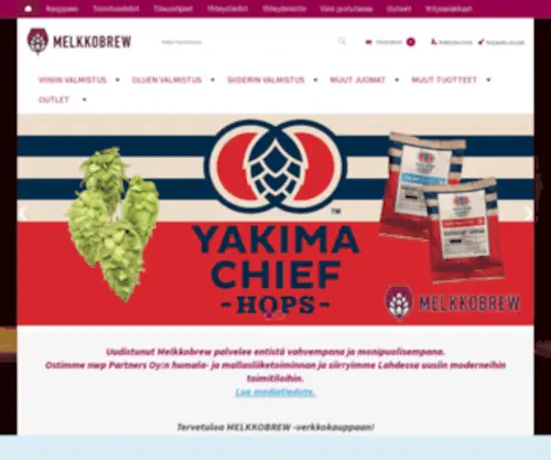 Melkkobrew.fi(Viinitalo Melkko Oy) Screenshot