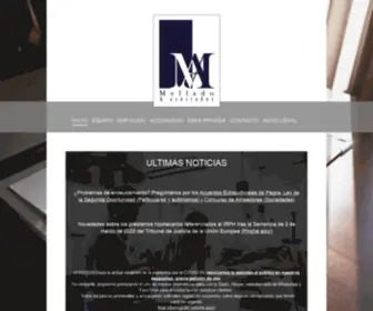 Melladoabogados.com(Mellado & Asociados) Screenshot