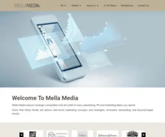 Mellamedia.com(Mobile Marketing & PR Campaign Strategy) Screenshot