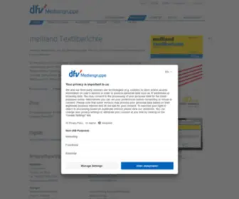 Melliand.de(Melliand Textilberichte) Screenshot