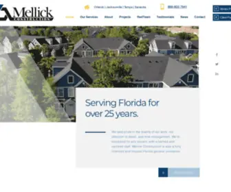 Mellickgc.com(Mellick Construction) Screenshot